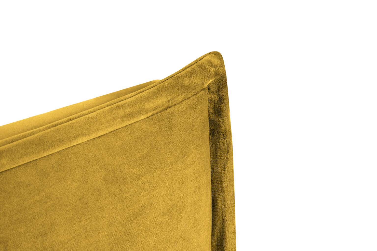 Gultas galvgalis Milo Casa Monica 200 cm, dzeltens cena un informācija | Gultas | 220.lv