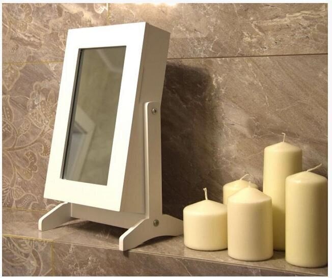 Brīvi stāvošs spogulis - rotaslietu skapis Odense, melns cena un informācija | Spoguļi | 220.lv