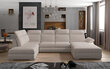 Stūra dīvāns NORE Evanell 60, smilškrāsas цена и информация | Stūra dīvāni | 220.lv