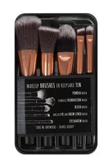 BYS Komplekts grima uzklāšanai Makeup Brushes in Keepsake Rose Gold 5 pc cena un informācija | Kosmētikas otas, sūkļi | 220.lv