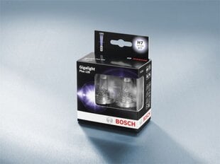 Bosch H7 12V/55W +120% GIGALIGHT PLUS 120 spuldze (2gab) cena un informācija | Bosch Auto preces | 220.lv