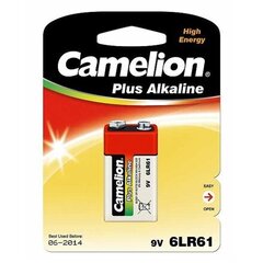 Camelion элемент Plus Alkaline, 9 В, 6LR61, 1 шт. цена и информация | Батарейки | 220.lv