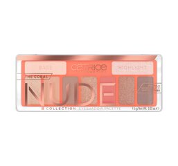 Палитра теней для век Catrice The Coral Nude Collection, 9,5 г, 010 Peach Passion цена и информация | Тушь, средства для роста ресниц, тени для век, карандаши для глаз | 220.lv