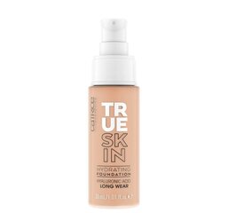 Увлажняющее тональное средство Catrice True Skin, 30 мл, 020 Warm Beige цена и информация | Пудры, базы под макияж | 220.lv