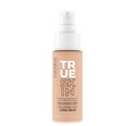 Mitrinošs, krēmīgs sejas pūderis Catrice True Skin, 30 ml, 020 Warm Beige