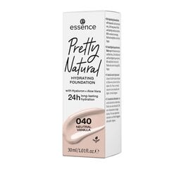 Увлажняющая тональная основа Essence Pretty Natural, 30 мл, 040 Neutral Vanilla цена и информация | Пудры, базы под макияж | 220.lv