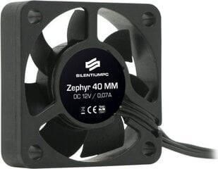 SilentiumPC Zephyr 40 ventilators cena un informācija | Datora ventilatori | 220.lv