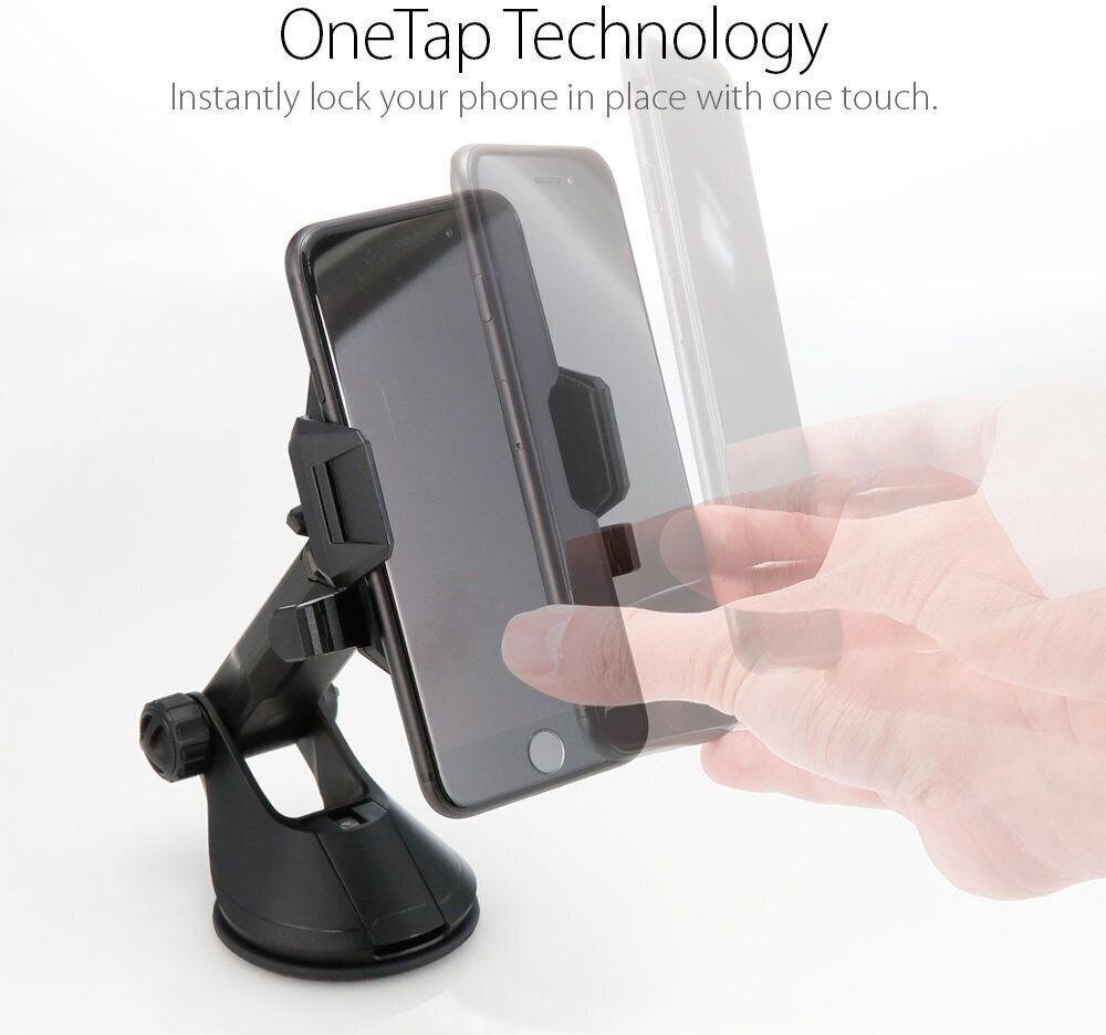 SPIGEN TS35 SIGNATURE CAR MOUNT HOLDER BLACK cena un informācija | Auto turētāji | 220.lv