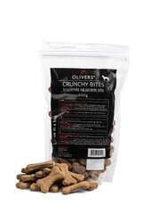 Olivers хрустящие печенье Crunchy Bites, 500г цена и информация | Лакомства для собак | 220.lv