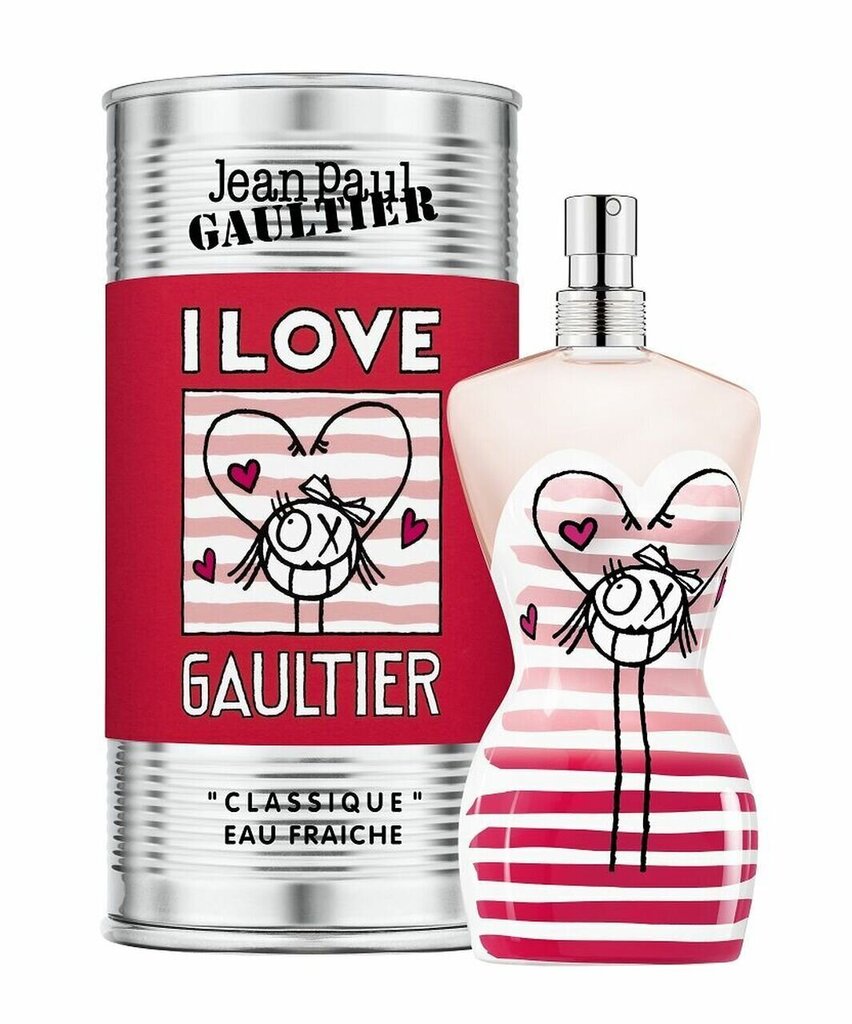 Odekolons Jean Paul Gaultier Classique I Love EDC sievietēm 100 ml cena un informācija | Sieviešu smaržas | 220.lv