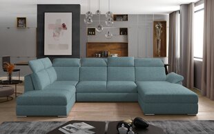 Stūra dīvāns NORE Evanell 62, zils cena un informācija | Stūra dīvāni | 220.lv
