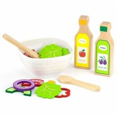 Игрушечный деревянный салатный набор цена и информация | Игрушки для малышей | 220.lv