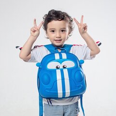 Детский рюкзак Машина, синий цена и информация | Школьные рюкзаки, спортивные сумки | 220.lv