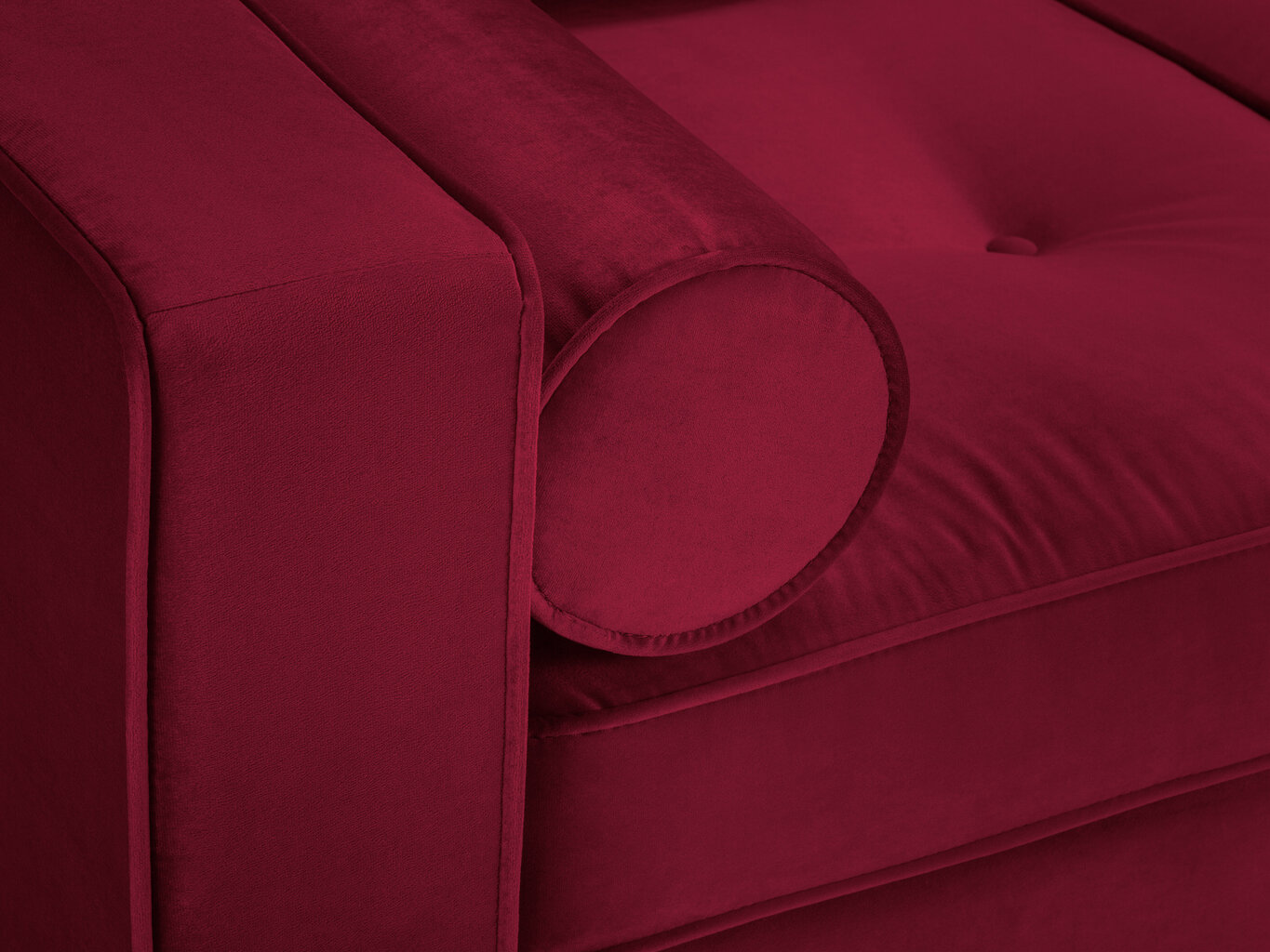 Dīvāns Interieurs86 Palais, sarkans/zeltainas krāsas цена и информация | Dīvāni | 220.lv