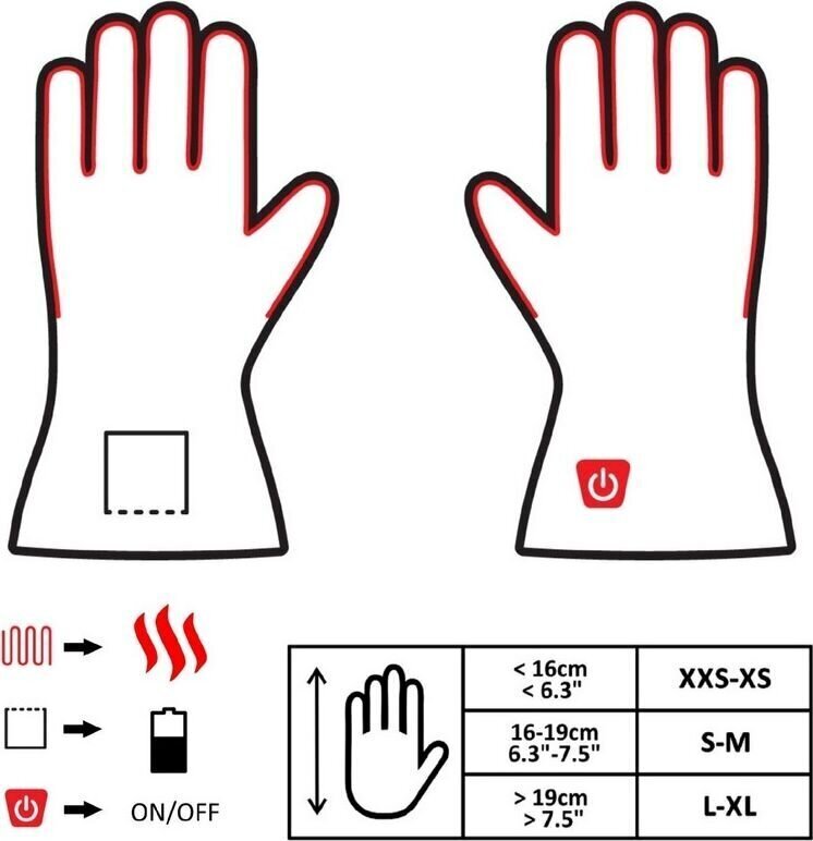 Apsildāmi universālie cimdi Glovii XS/XXS cena un informācija | Citas tūrisma preces | 220.lv