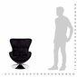 Mazs melns grozāms krēsls ar spilvenu цена и информация | Atpūtas krēsli | 220.lv