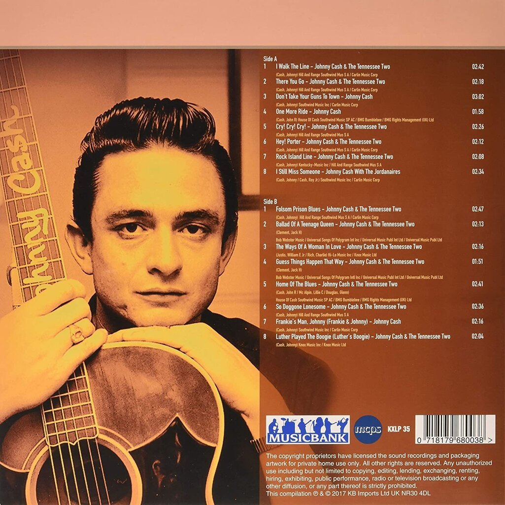 Vinila plate Johnny Cash Country Boy cena un informācija | Vinila plates, CD, DVD | 220.lv