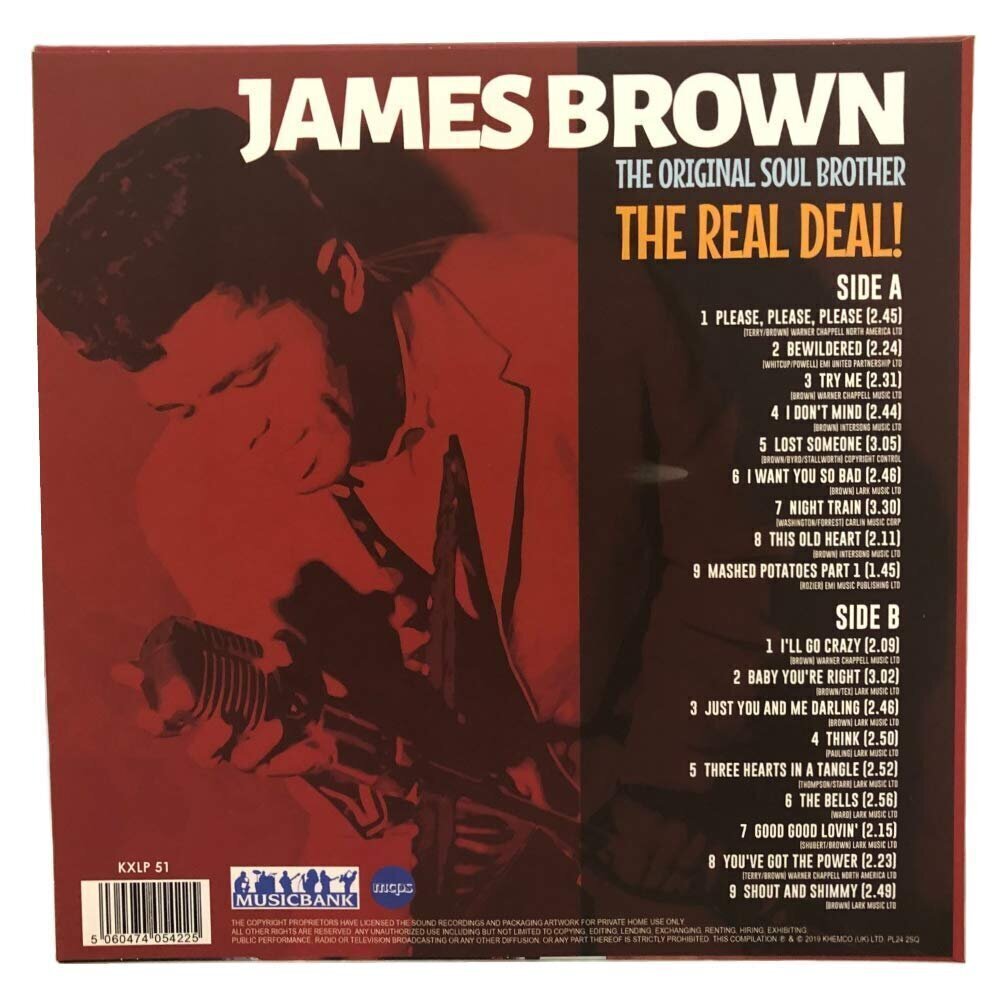 Vinila plate James Brown The Real Deal cena un informācija | Vinila plates, CD, DVD | 220.lv