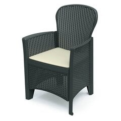 Уличный стул Progarden Folia, серый цена и информация | скамейка со столиком | 220.lv