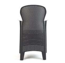 Āra krēsls Progarden Folia, pelēks цена и информация | скамейка со столиком | 220.lv