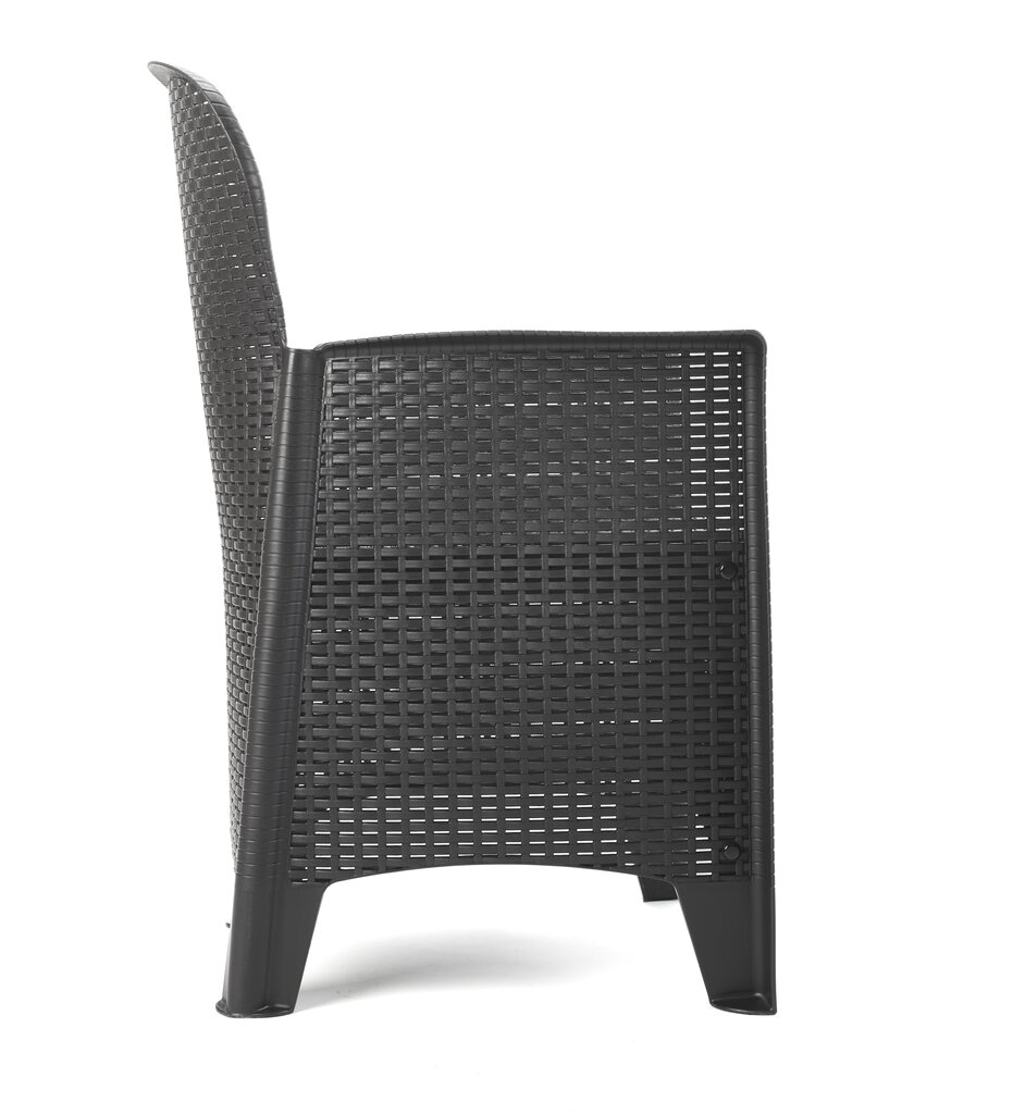 Āra krēsls Progarden Folia, pelēks цена и информация | Dārza krēsli | 220.lv