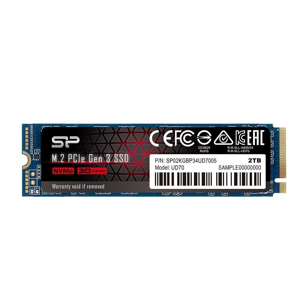 Silicon Power SP02KGBP34UD7005 цена и информация | Iekšējie cietie diski (HDD, SSD, Hybrid) | 220.lv