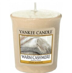 Ароматическая свеча Yankee Candle Warm Cashmere 49 г цена и информация | Подсвечники, свечи | 220.lv