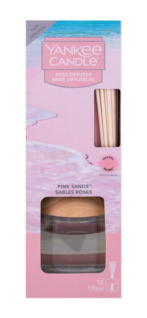 Yankee Candle mājas smaržas ar nūjiņām Pink Sands, 120 ml цена и информация | Mājas aromāti | 220.lv