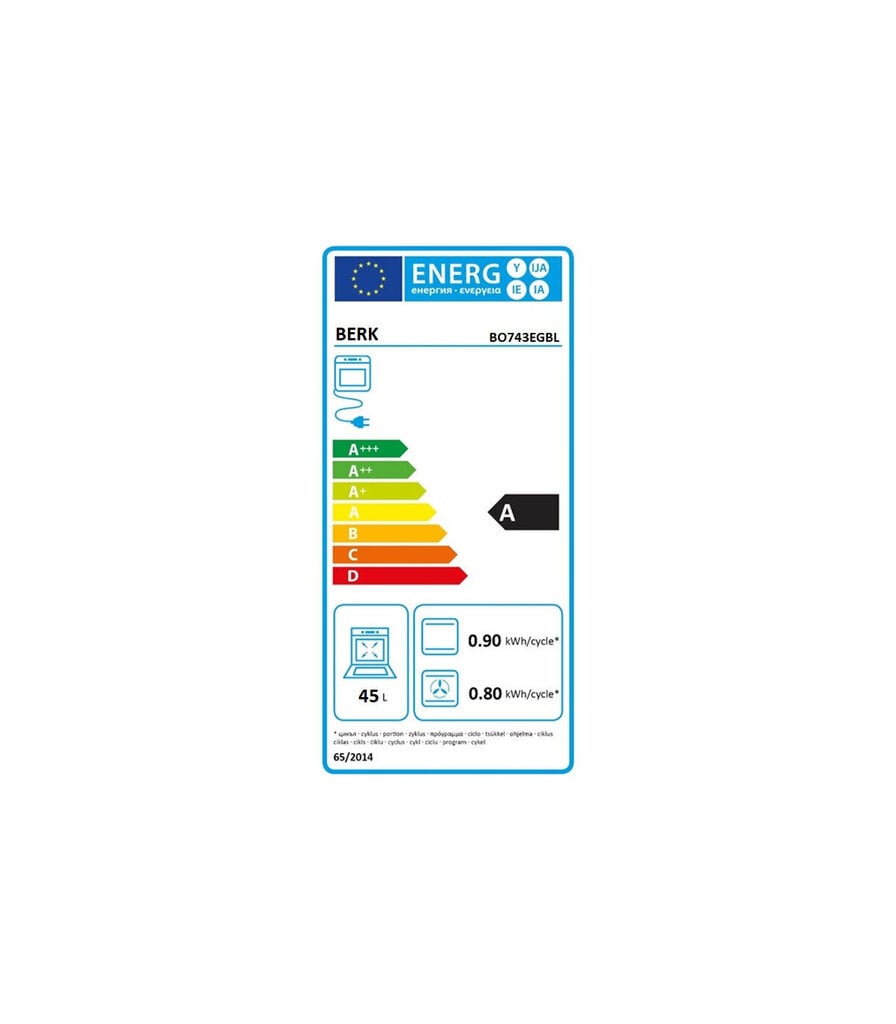 Berk BO743EG BL/S цена и информация | Cepeškrāsnis | 220.lv