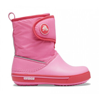 Сапоги детские Crocs™ Kids' Crocband II.5 Gust Boot, розовые цена и информация | Детские сапоги | 220.lv