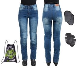 Мото джинсы для женщин W-TEC Lustipa, синие цена и информация | Мотобрюки | 220.lv
