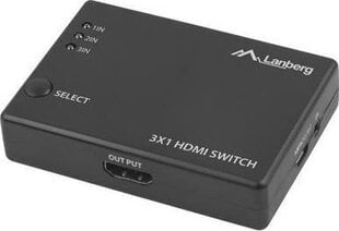 Lanberg SWV-HDMI-0003 cena un informācija | Komutatori (Switch) | 220.lv