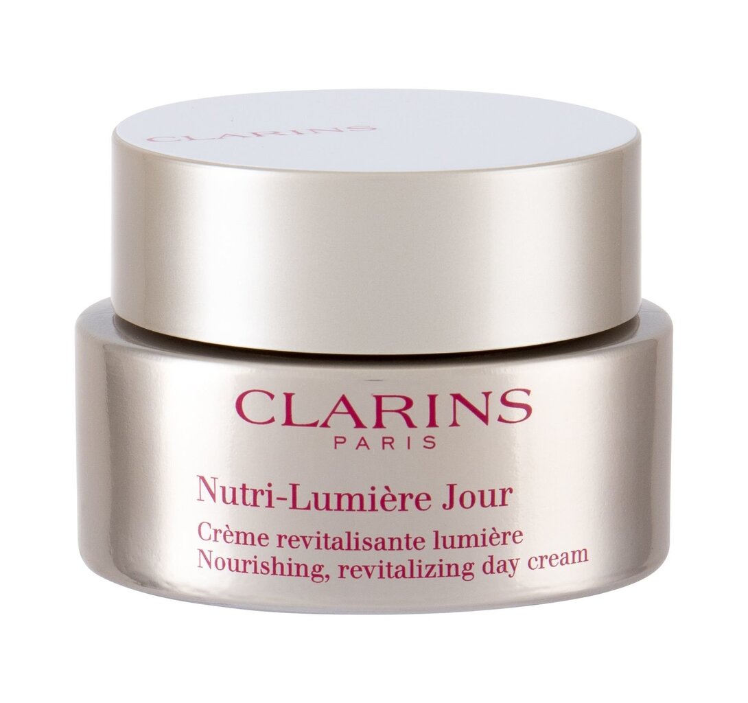 Barojošs dienas sejas krēms Clarins Nutri-Lumiere Jour, 50 ml cena un informācija | Sejas krēmi | 220.lv