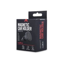 Универсальный магнитный вентиляционный держатель Maxlife MXCH-12 для смартфона, черный цена и информация | Держатели для телефонов | 220.lv