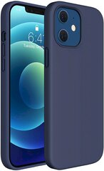 Силиконовый чехол Fusion Elegance Fiber Protect для Apple iPhone 12 Pro Max, синий цена и информация | Чехлы для телефонов | 220.lv