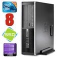 HP 8100 Elite SFF i5-650 8GB 120SSD DVD WIN10Pro