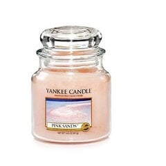 Ароматическая свеча Yankee Candle Pink Sands, 411 г цена и информация | Подсвечники, свечи | 220.lv