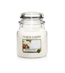 Ароматическая свеча Yankee Candle Shea Butter, 411 г цена и информация | Подсвечники, свечи | 220.lv