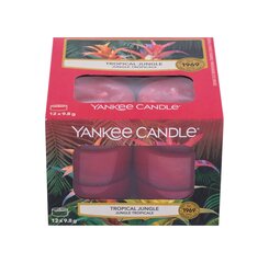 Ароматические чайные свечи Yankee Candle Tropical Jungle 9,8 г, 12 шт. цена и информация | Подсвечники, свечи | 220.lv