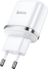 Сетевая зарядка Hoco N4 + microUSB кабель (2.4A), чёрные цена и информация | Зарядные устройства для телефонов | 220.lv