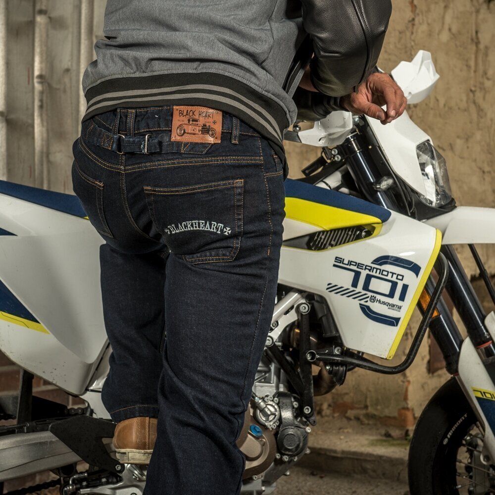 Moto džinsi vīriešiem W-TEC Resoluto, zili cena un informācija | Moto bikses | 220.lv
