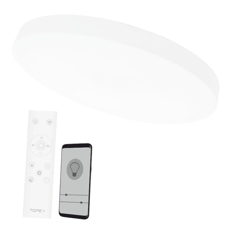 Plafonveida balts LED gaismeklis "BOSTON" 2x48W cena un informācija | Griestu lampas | 220.lv