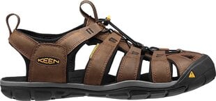 Мужские босоножки Keen Clearwater CNX Leather, коричневые цена и информация | Мужские шлепанцы, босоножки | 220.lv