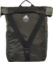 Adidas Рюкзак Classic Bp Flap Black Green цена и информация | Спортивные сумки и рюкзаки | 220.lv