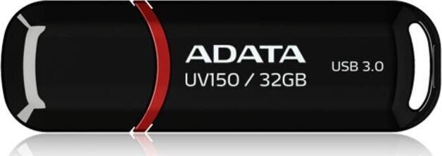 Atmiņas karte A-data UV150 32GB USB 3.0 Melna cena un informācija | USB Atmiņas kartes | 220.lv