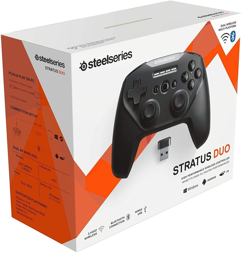 SteelSeries Stratus Duo cena un informācija | Spēļu kontrolieri | 220.lv