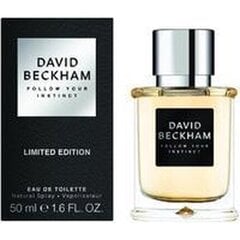 Tualetes ūdens David Beckham Follow Your Instinct EDT vīriešiem, 50 ml cena un informācija | David Beckham Smaržas, kosmētika | 220.lv