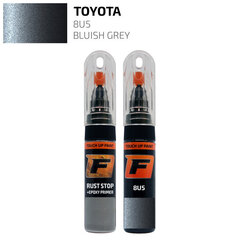 TOYOTA 8U5 - BLUISH GREY Krāsa skrāpējumu likvidēšanai + Pretrūsas līdzeklis 15 ml cena un informācija | Auto krāsas | 220.lv