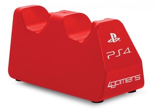 Подставка для зарядки PS4 Dual Controller Play Charge Desktop Stand Red цена и информация | Джойстики | 220.lv