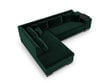 Stūra dīvāns Cosmopolitan Design York, zaļš cena un informācija | Stūra dīvāni | 220.lv